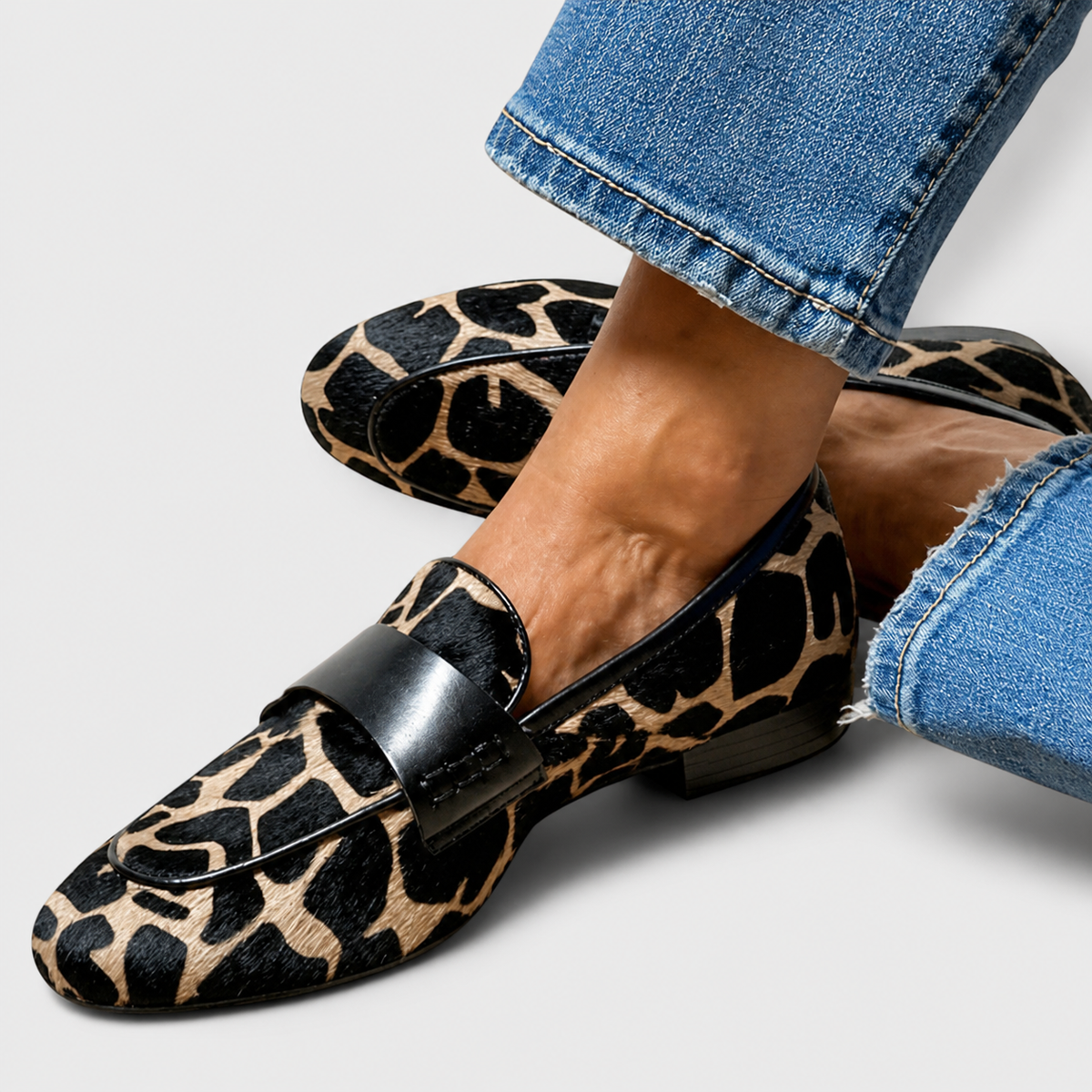 Mocasín Leopardo — modelo Léonie™