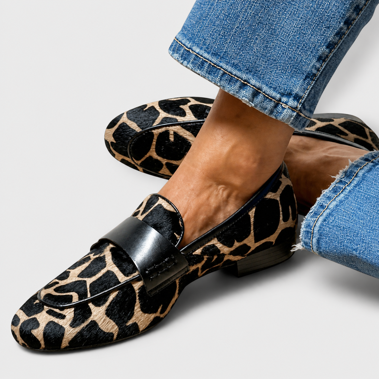 Mocasín Leopardo — modelo Léonie™