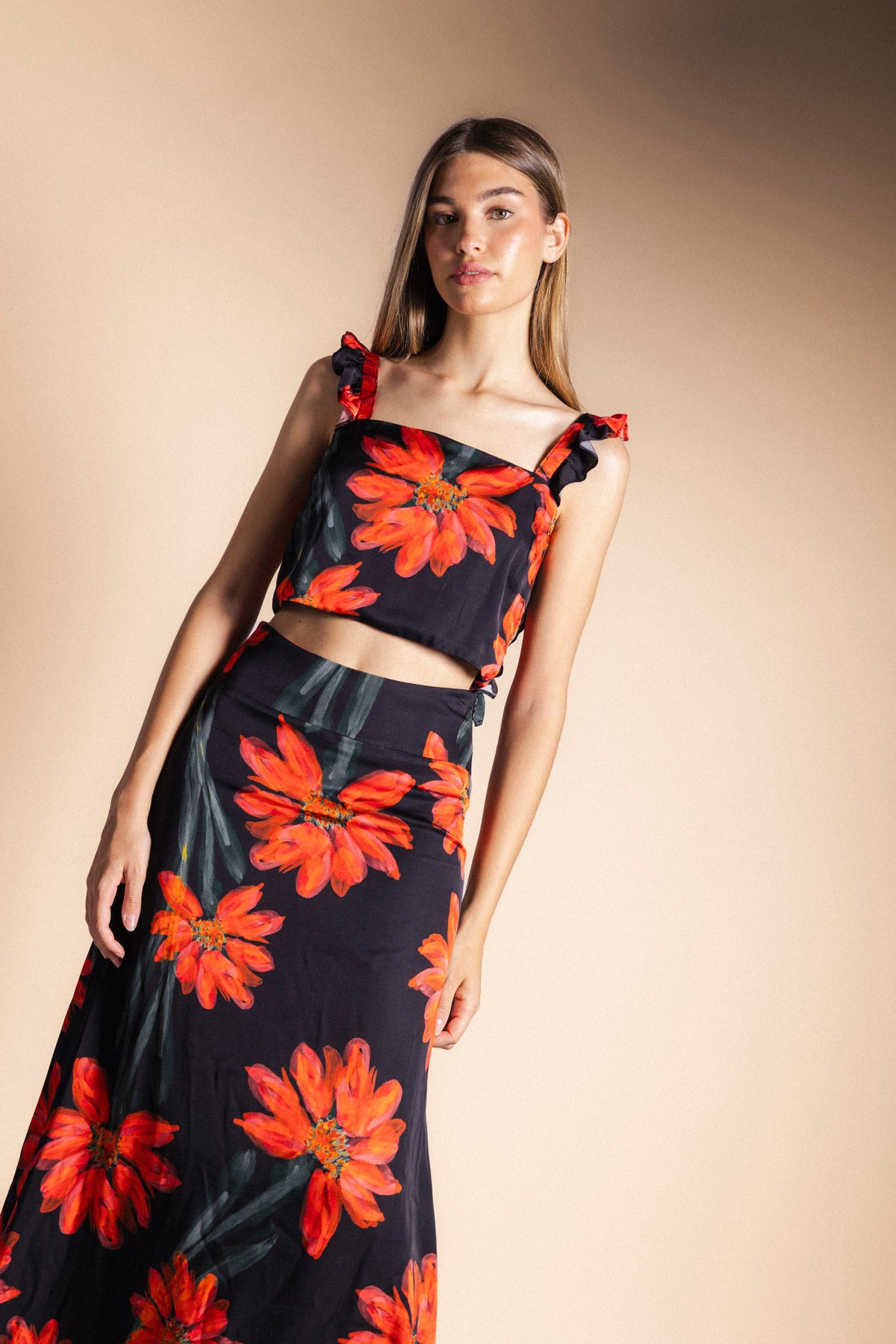 Top Pipa Negro Flor Con Tallo TOP10