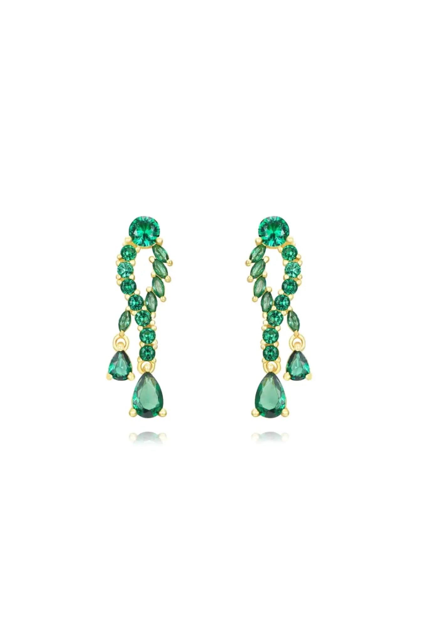 Pendientes Lazo circonitas PEN22