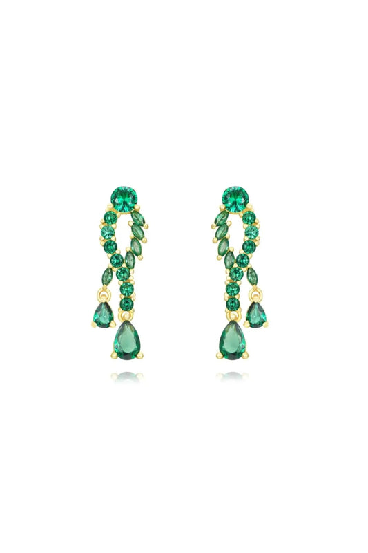 Pendientes Lazo circonitas PEN22