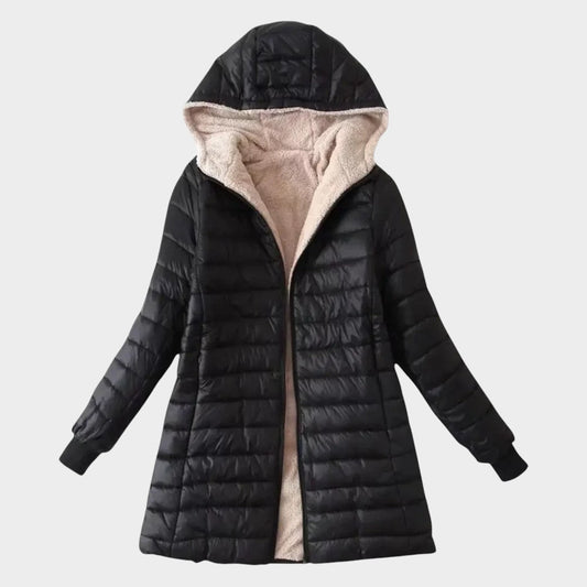 Abrigo de Invierno con Forro Sherpa — modelo Carolina™