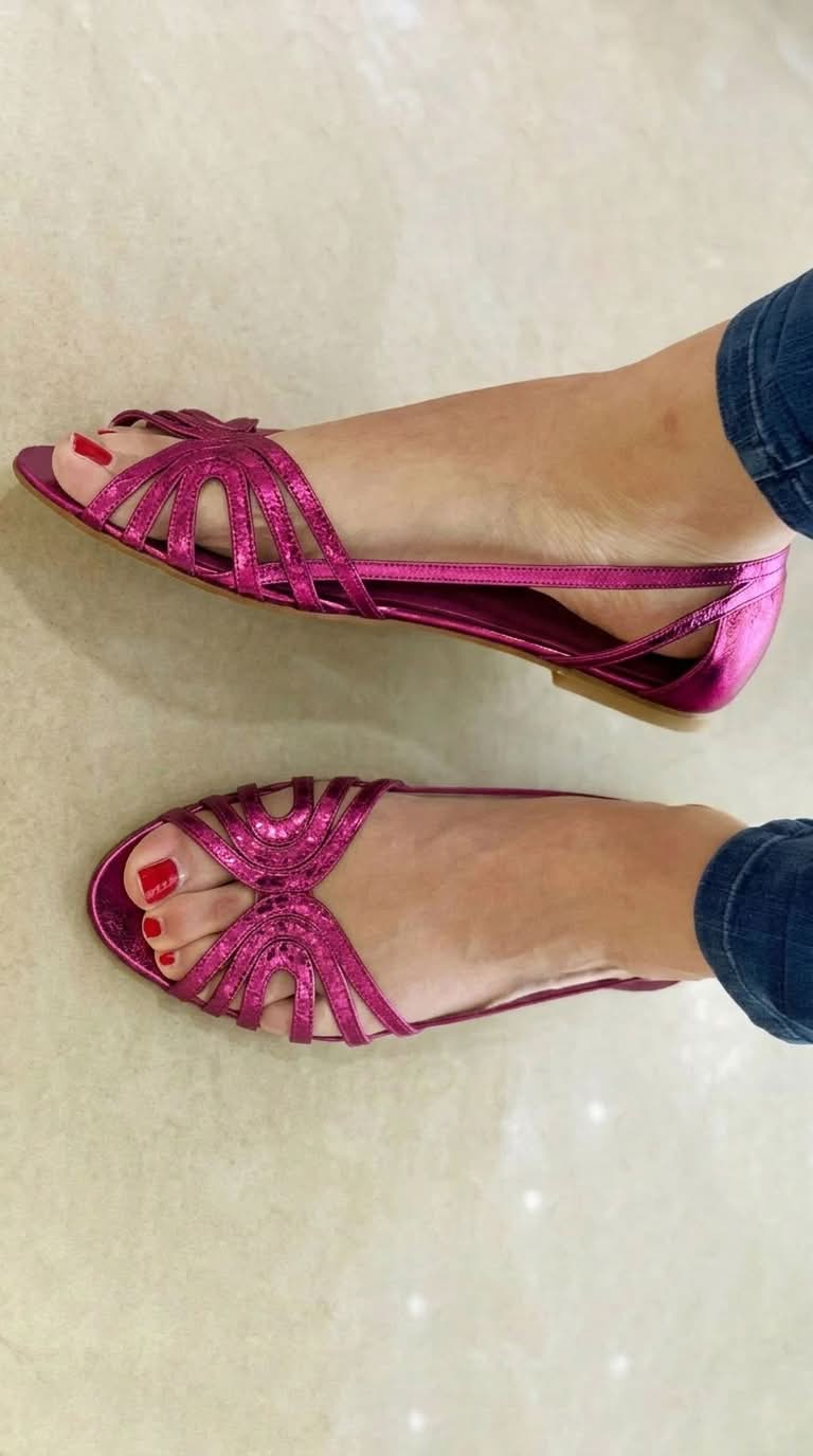 Sandalias doradas ligeras de verano — modelo Eleonora (imagen 3)