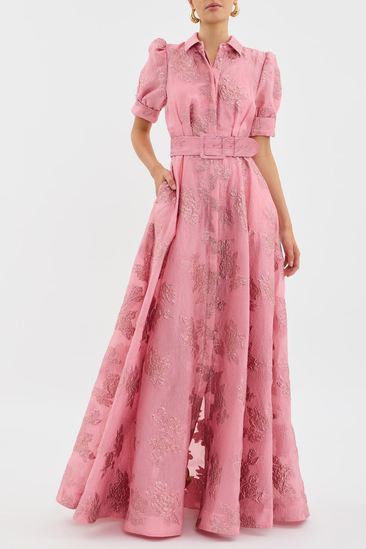 Vestido Anabela™ - Vestido floral con Mangas Cortas Abullonadas (imagen 2)