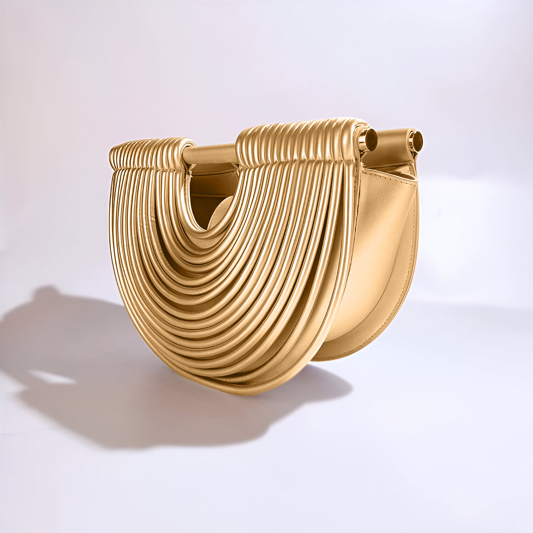 Estela – Bolso metálico escultural (imagen 4)