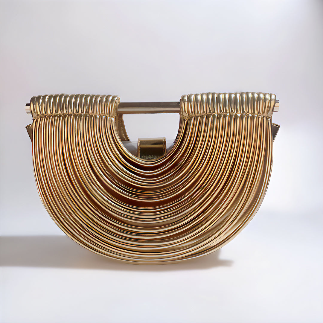 Estela – Bolso metálico escultural (imagen 6)