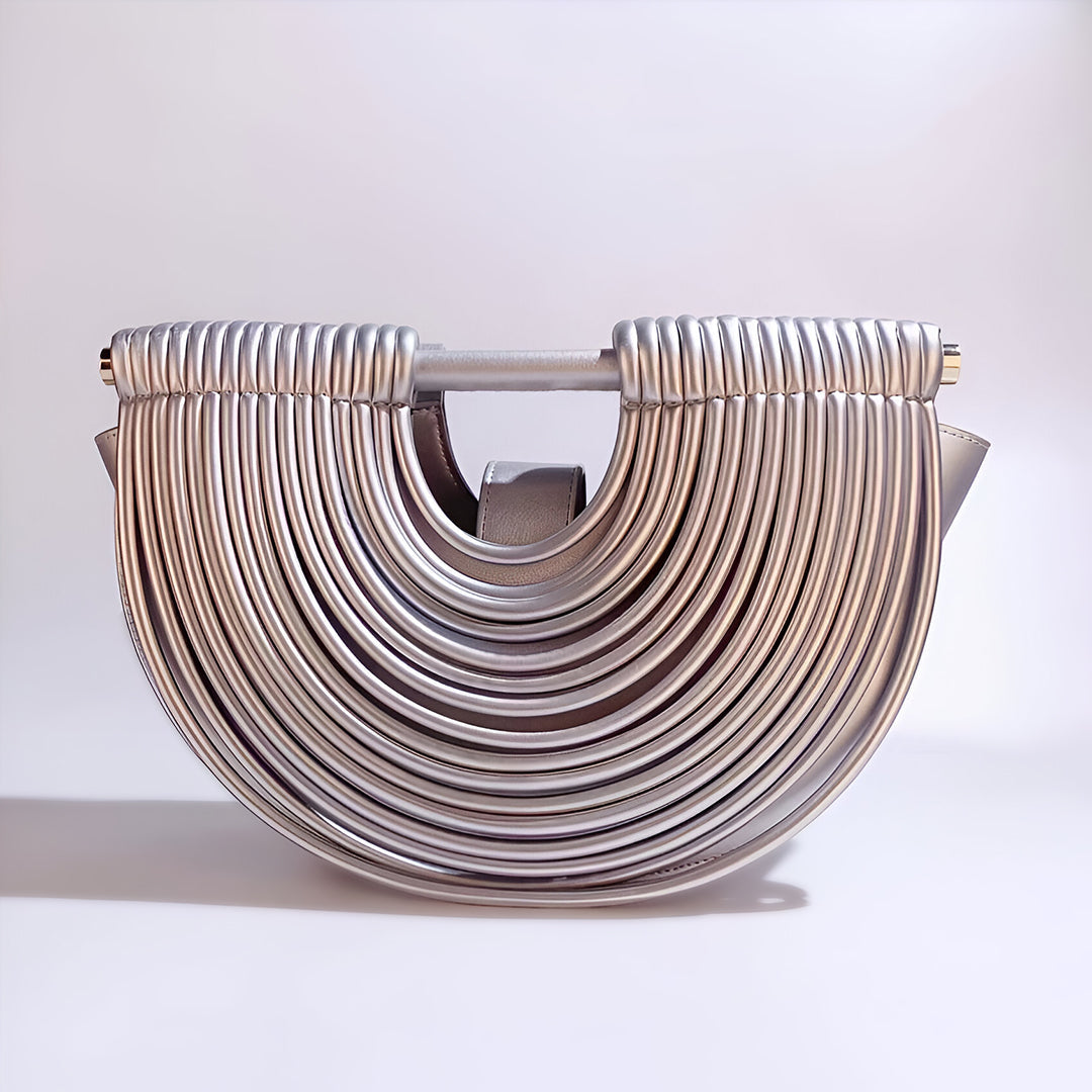 Estela – Bolso metálico escultural (imagen 10)