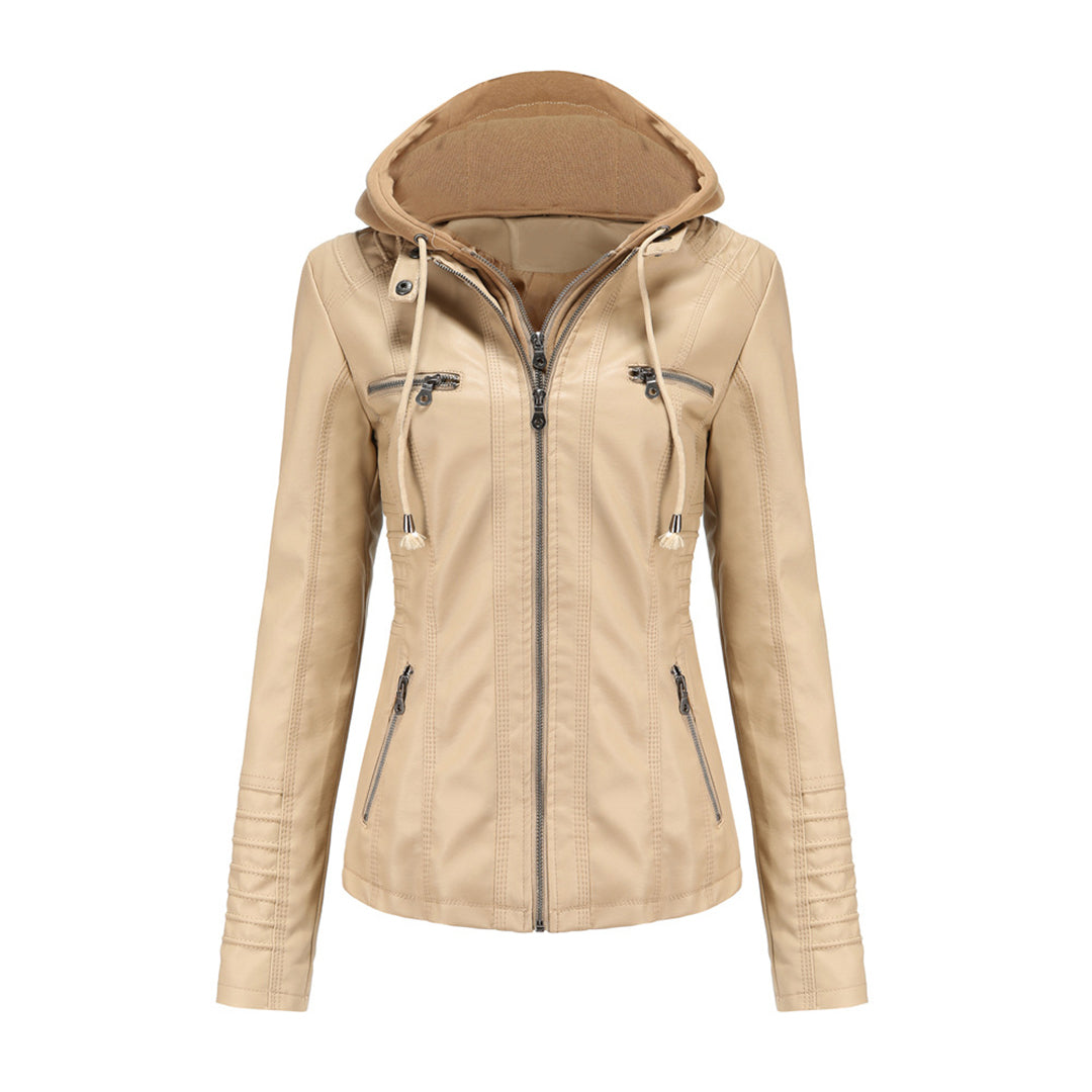 Chaqueta de Piel con Capucha — modelo Jimena (imagen 6)