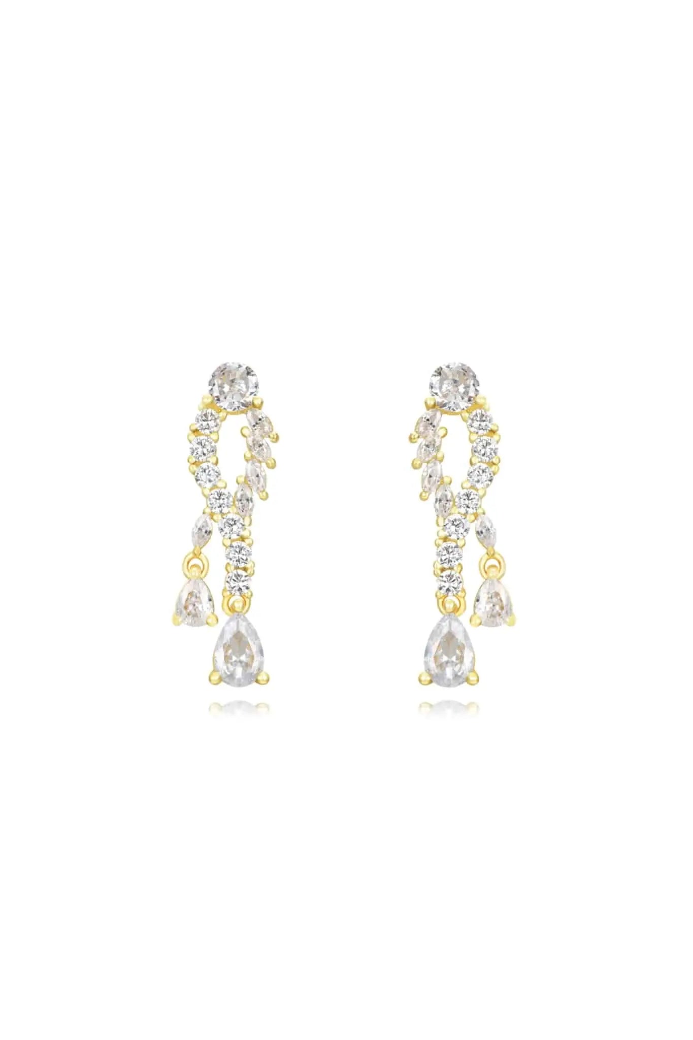 Pendientes Lazo circonitas PEN22 (imagen 2)