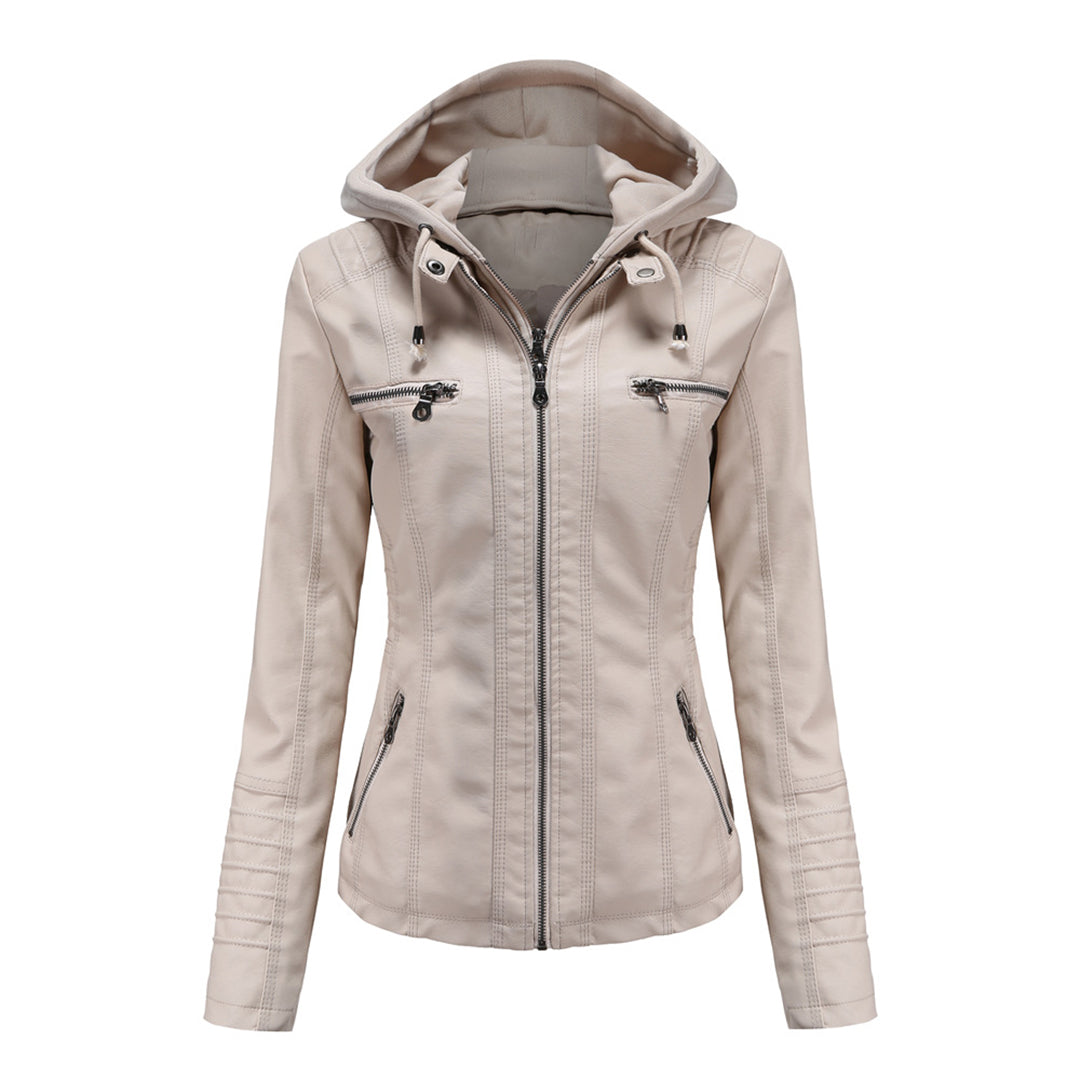 Chaqueta de Piel con Capucha — modelo Jimena (imagen 5)