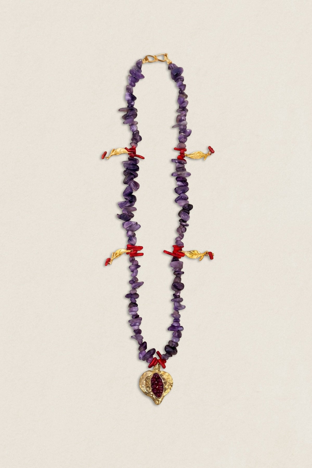 Collar Mauve Hojas Granada Plana CO99 (imagen 2)