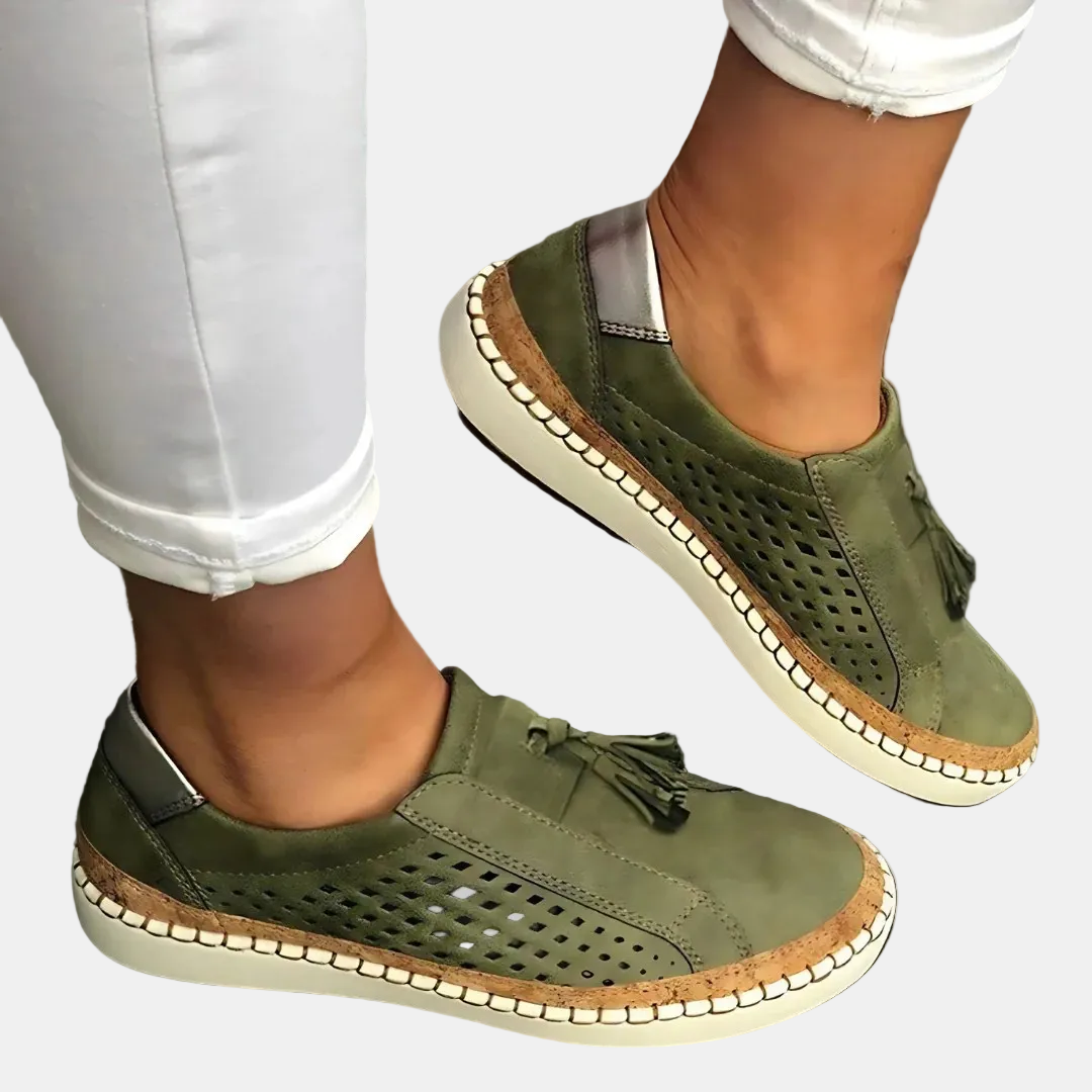 Zapatillas slip-on sin esfuerzo — modelo Laura