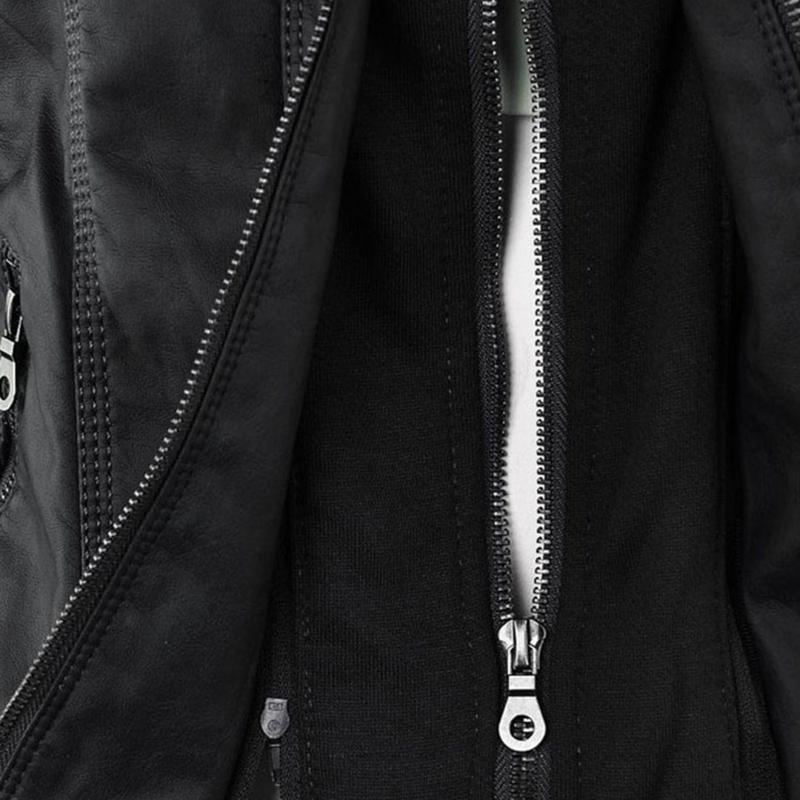 Chaqueta de Piel con Capucha — modelo Jimena (imagen 18)