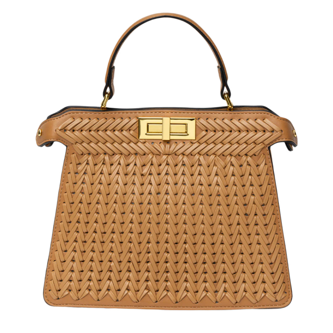 Bolso calado geométrico — modelo Valencia