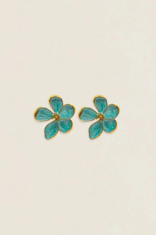 Pendientes Carmeron Flor Relieve PEN28