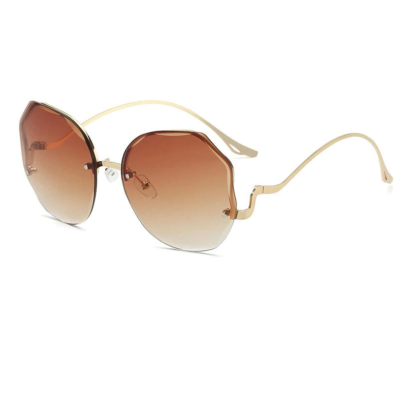 Gafas de sol de metal con lente espejo — modelo Thera (imagen 2)