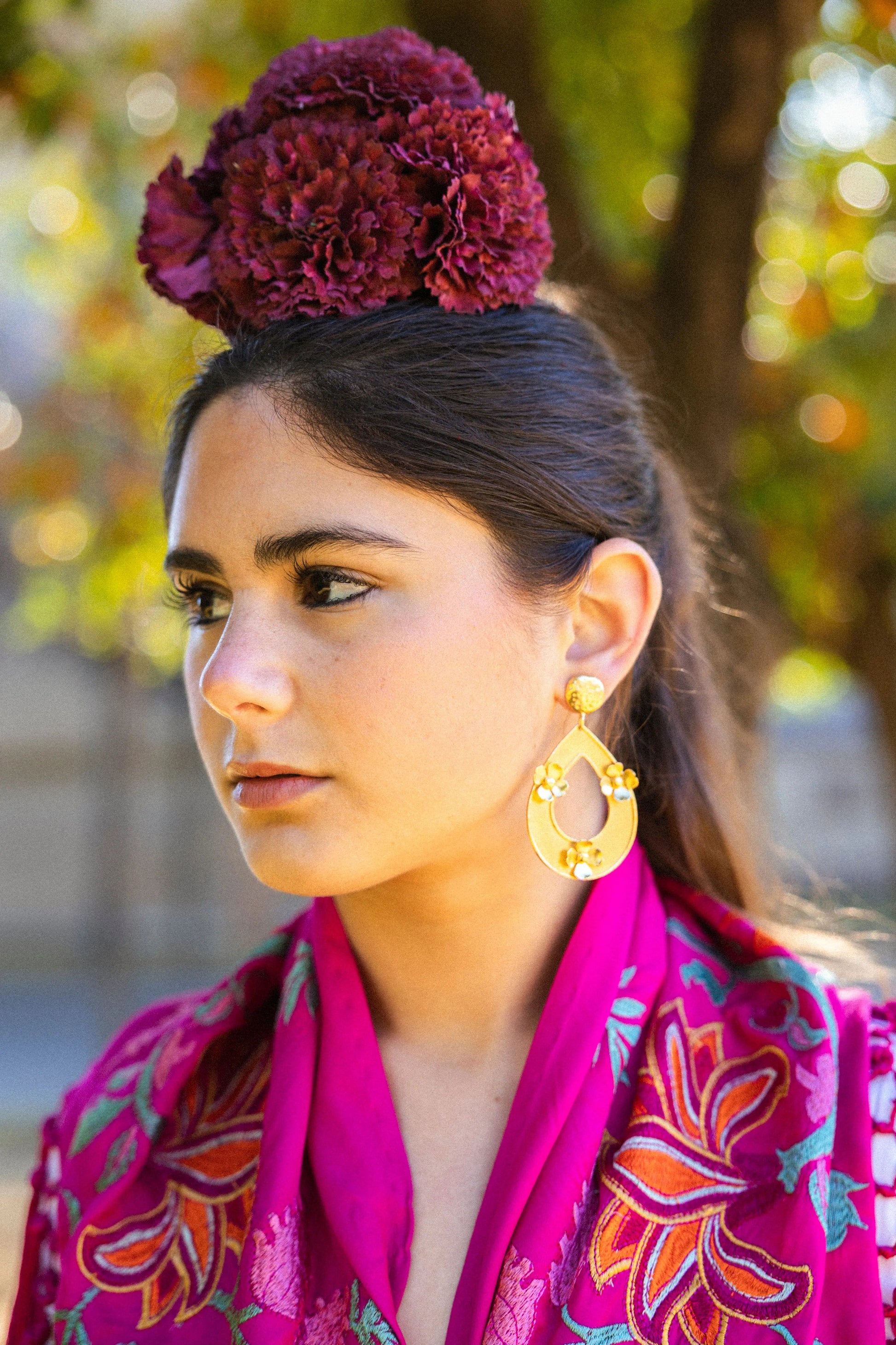 Pendientes PEN31 Drop flowers (imagen 3)