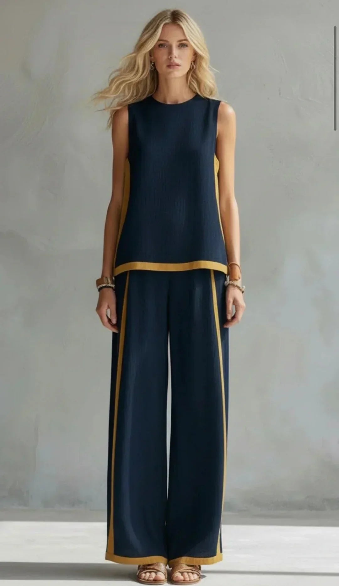 Conjunto elegante de dos piezas — modelo Leila (imagen 4)