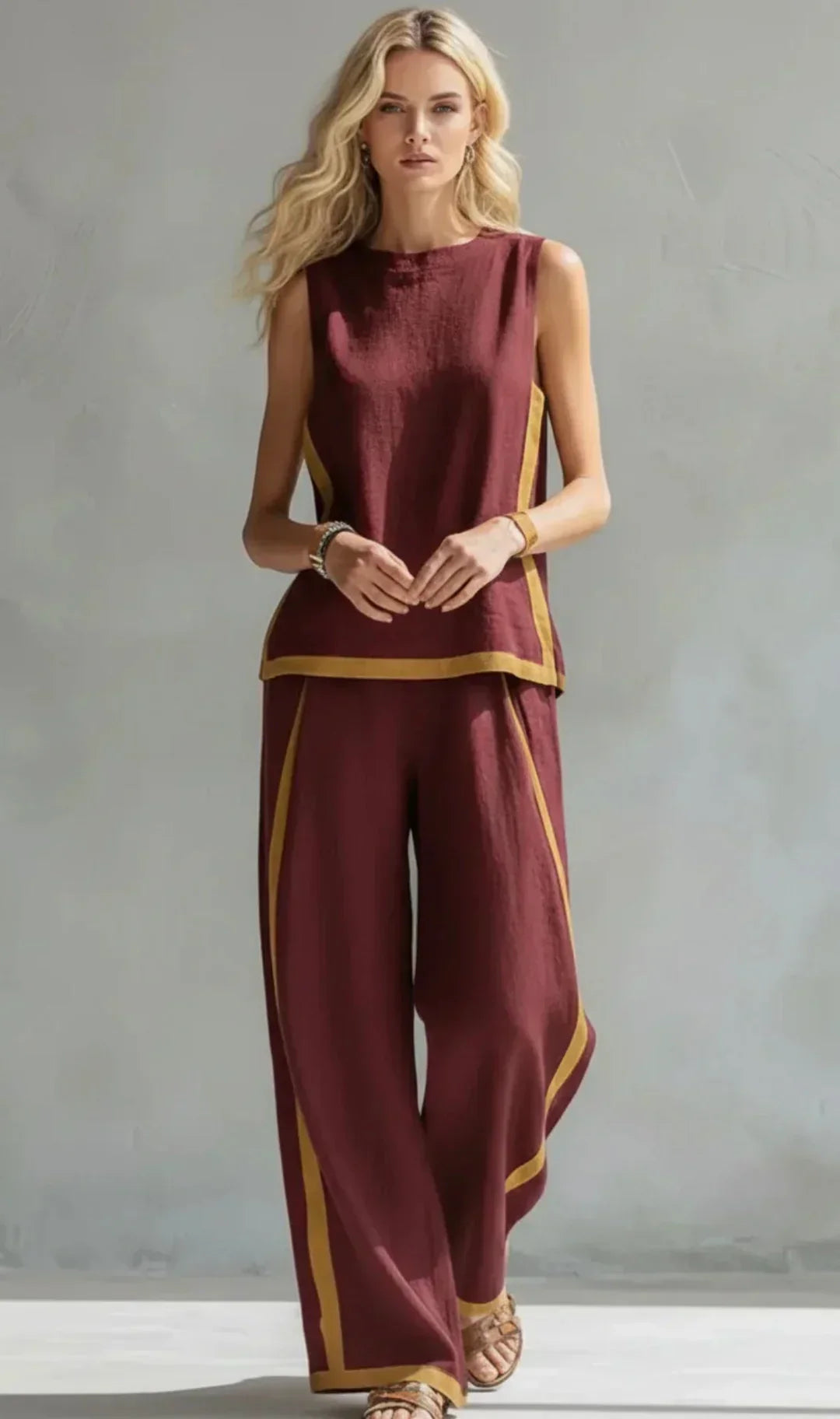 Conjunto elegante de dos piezas — modelo Leila (imagen 2)