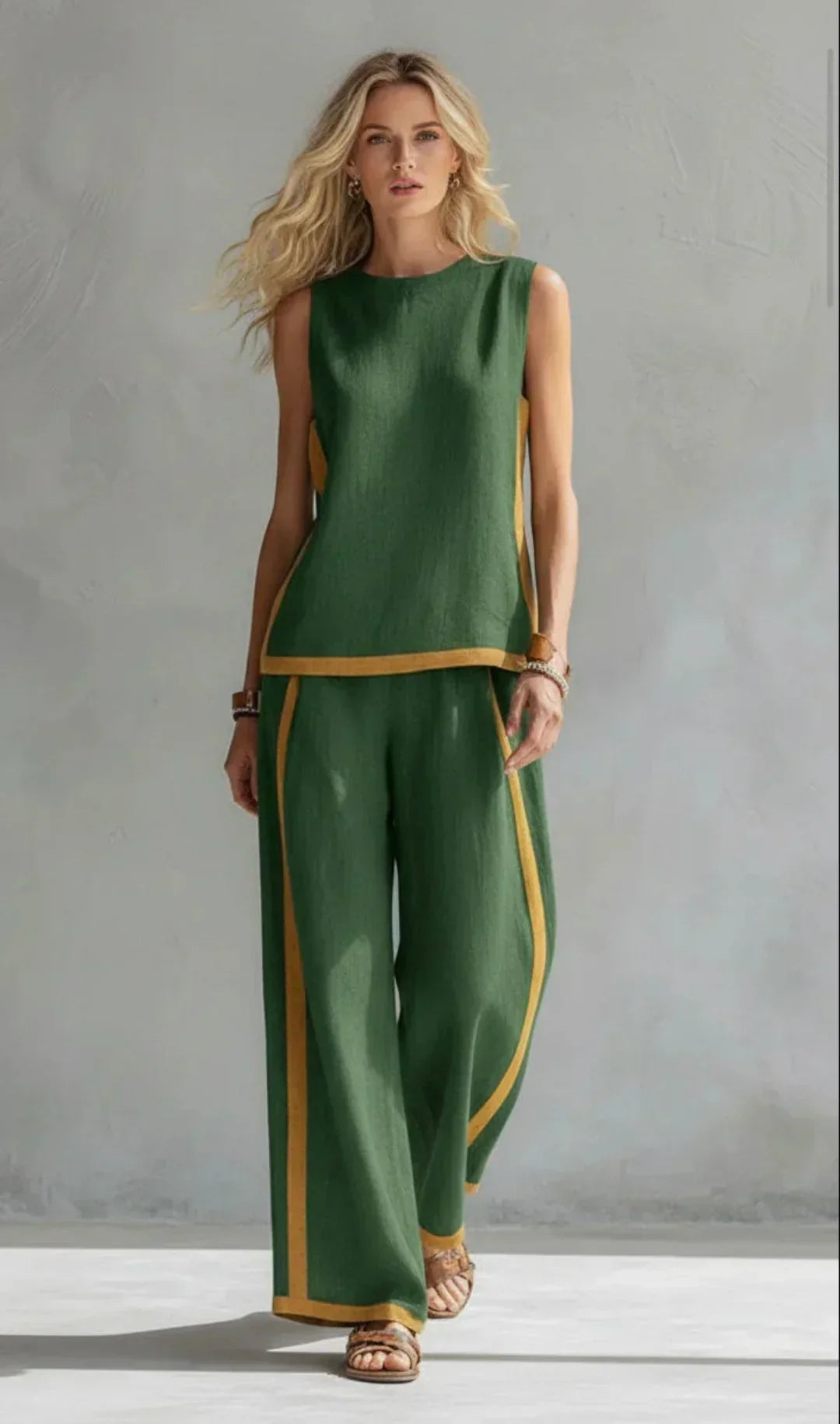 Conjunto elegante de dos piezas — modelo Leila (imagen 3)