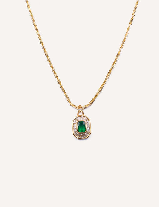 Gargantilla de Esmeralda - Elegancia y Brillo Verde