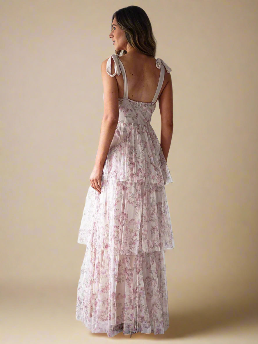 Romanticismo floral con un toque de ensueño — modelo Vestido Sara™ (imagen 5)
