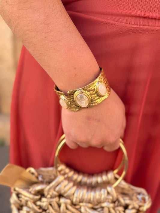 Pulsera de Aros Dorados Renata — Brillo y Estilo