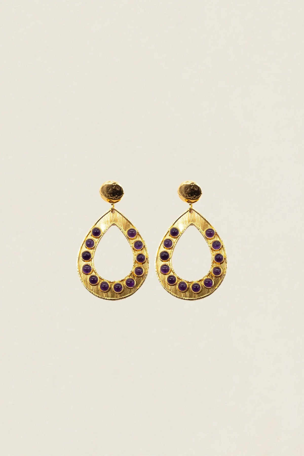 Pendientes PEN24 Drop Circles Stone