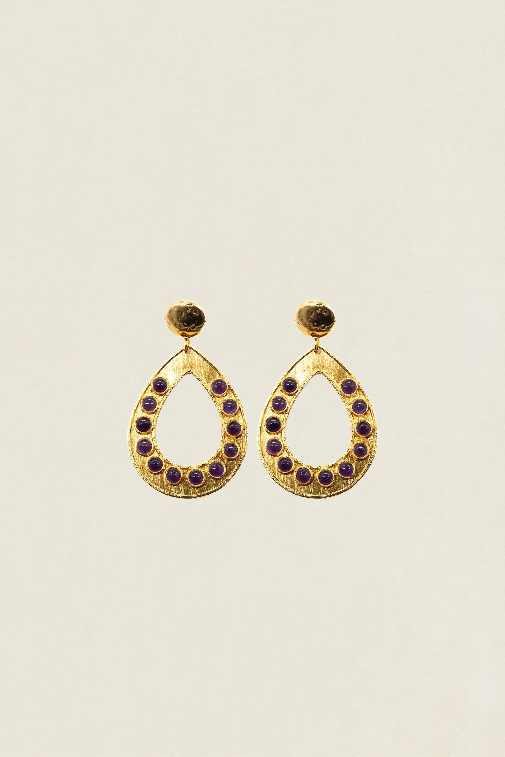 Pendientes PEN24 Drop Circles Stone