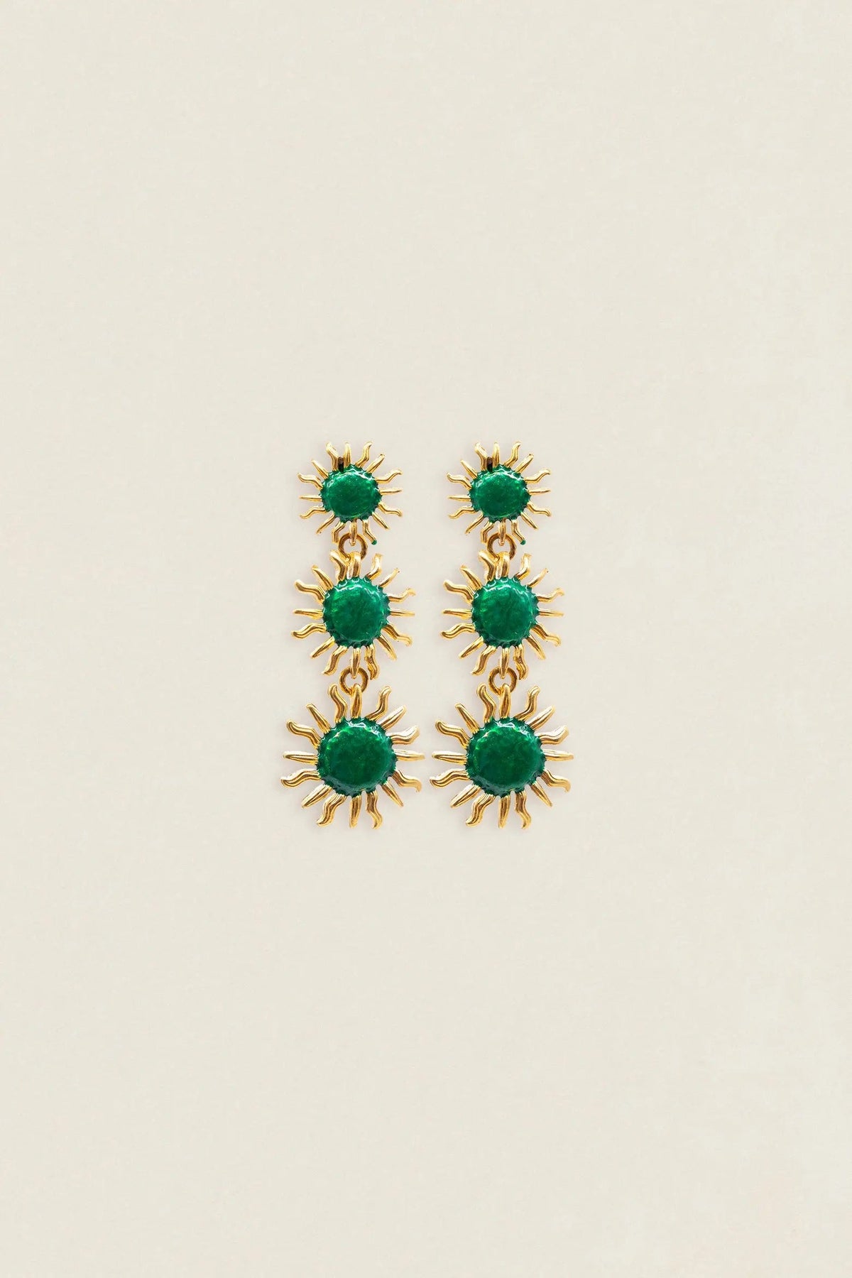 Pendientes Triple Sol PEN09 (imagen 4)