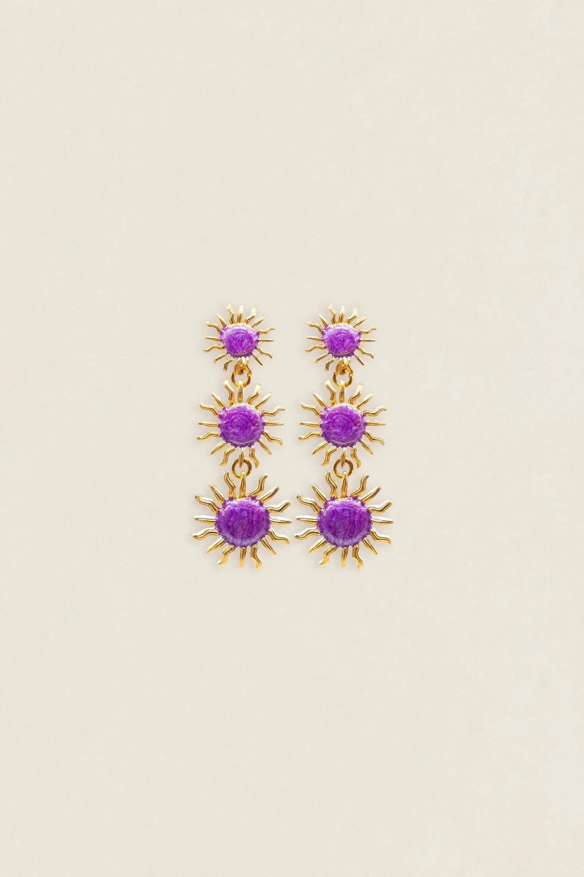 Pendientes Triple Sol PEN09 (imagen 5)