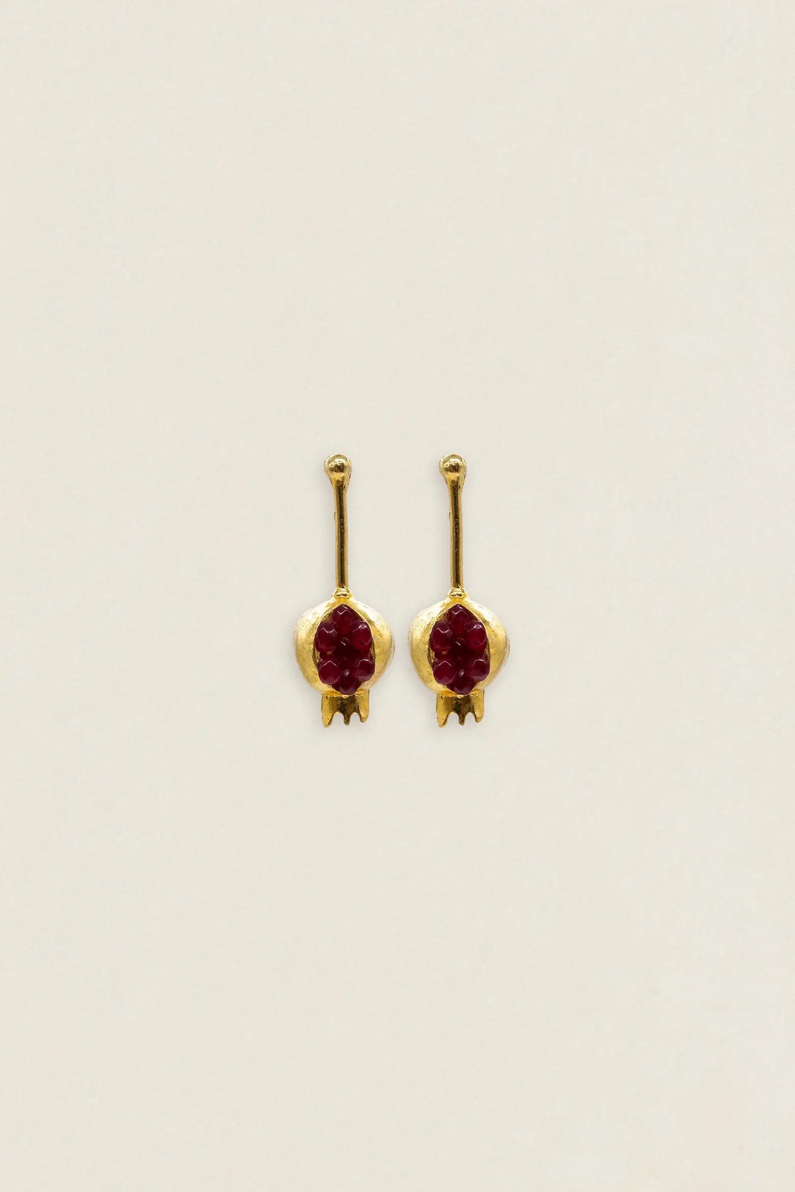 Pendientes Palo Granada PEN141