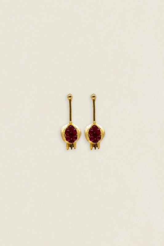 Pendientes Palo Granada PEN141