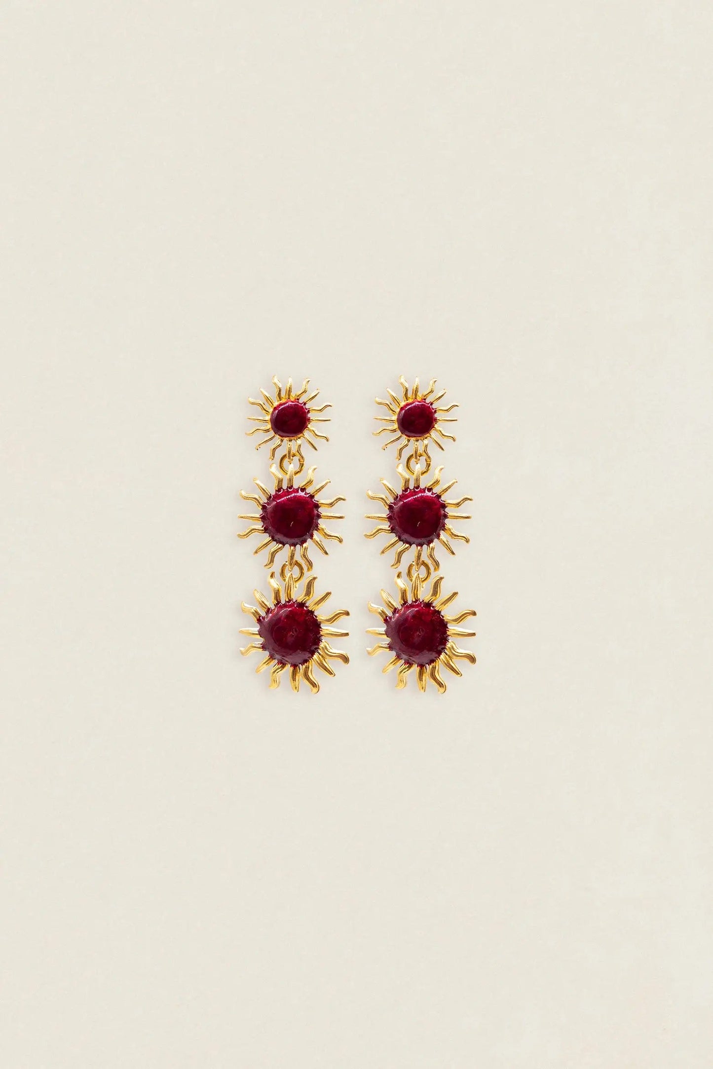 Pendientes Triple Sol PEN09 (imagen 7)