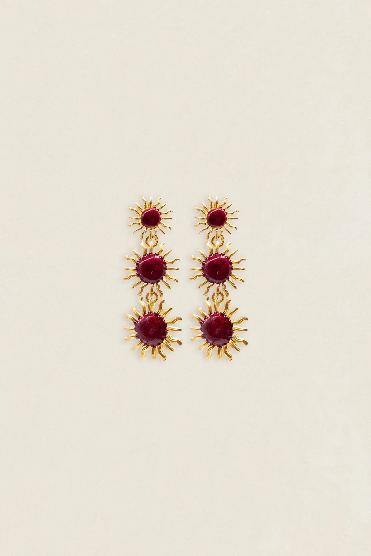 Pendientes Triple Sol PEN09 (imagen 7)