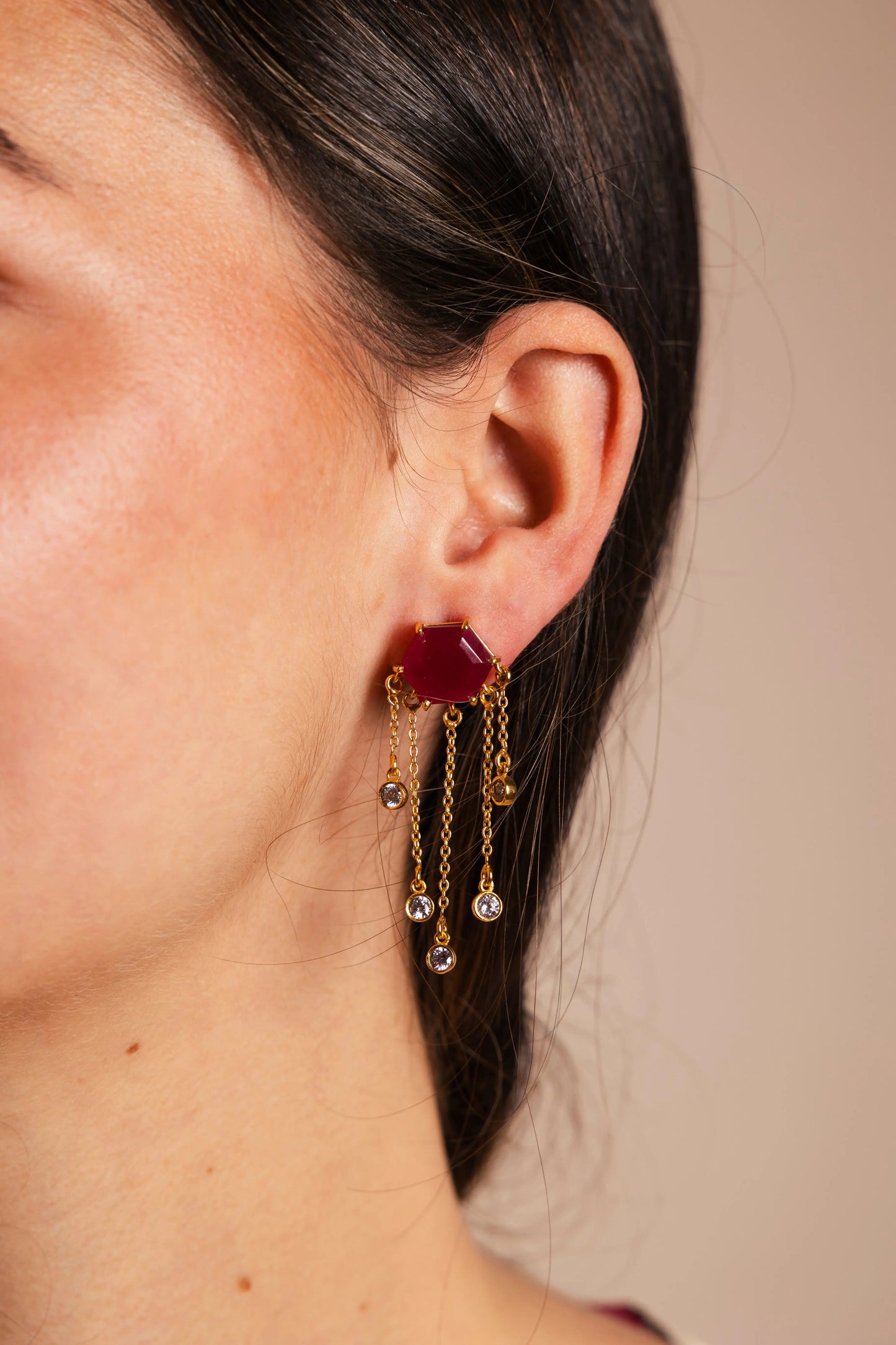 Pendientes Hexa Stone PEN119 (imagen 2)