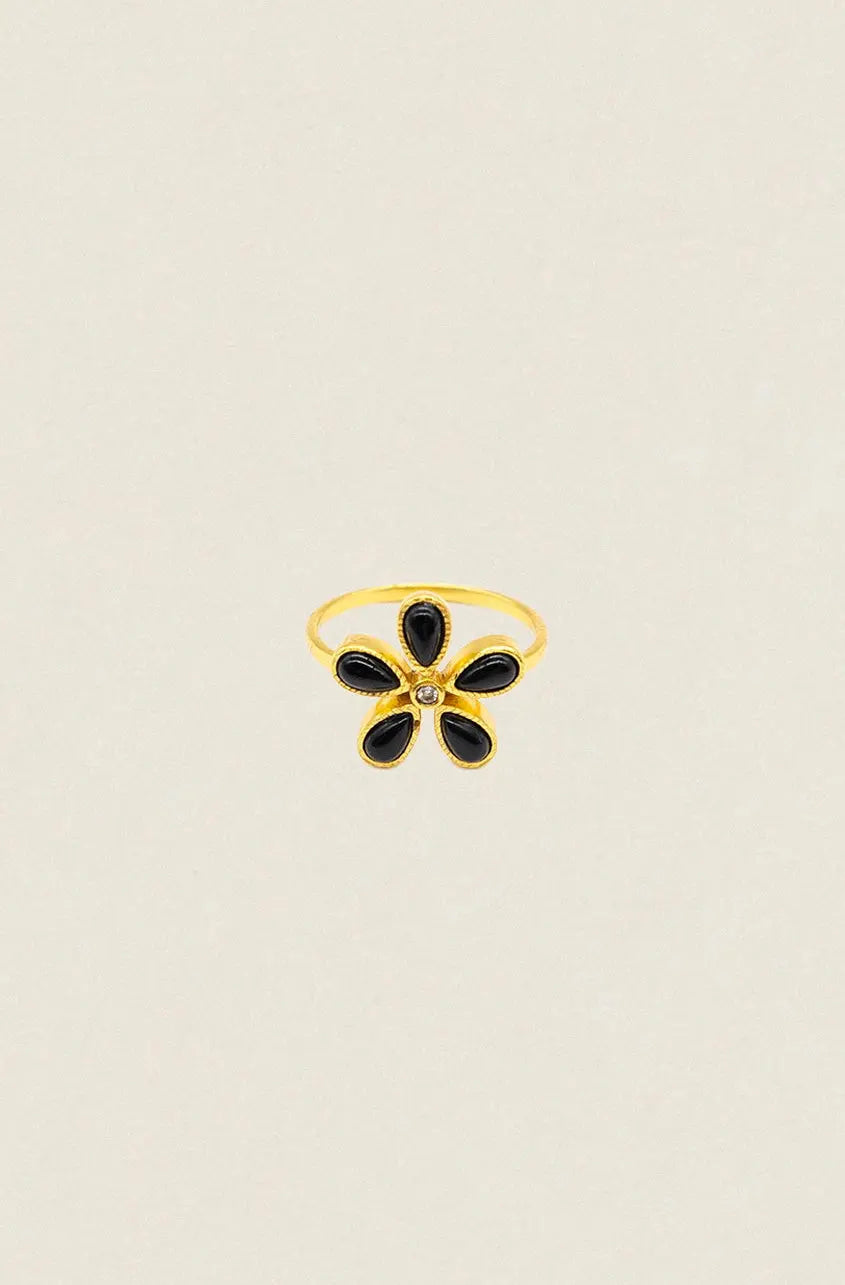 Anillo Flor Petalos Stone AN11 (imagen 3)