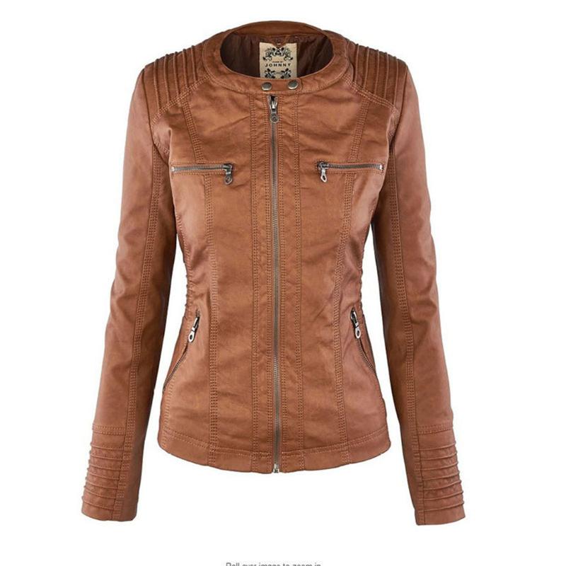 Chaqueta de Piel con Capucha — modelo Jimena (imagen 11)