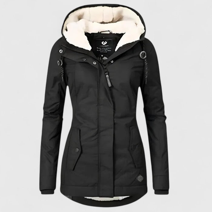 Chaqueta de invierno impermeable con capucha — modelo Seravia™ (imagen 2)