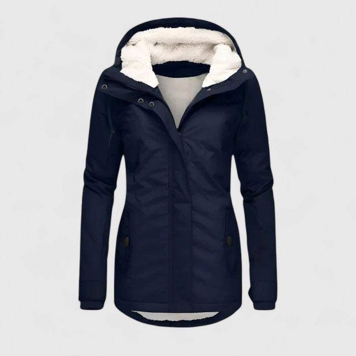 Chaqueta de invierno impermeable con capucha — modelo Seravia™ (imagen 3)