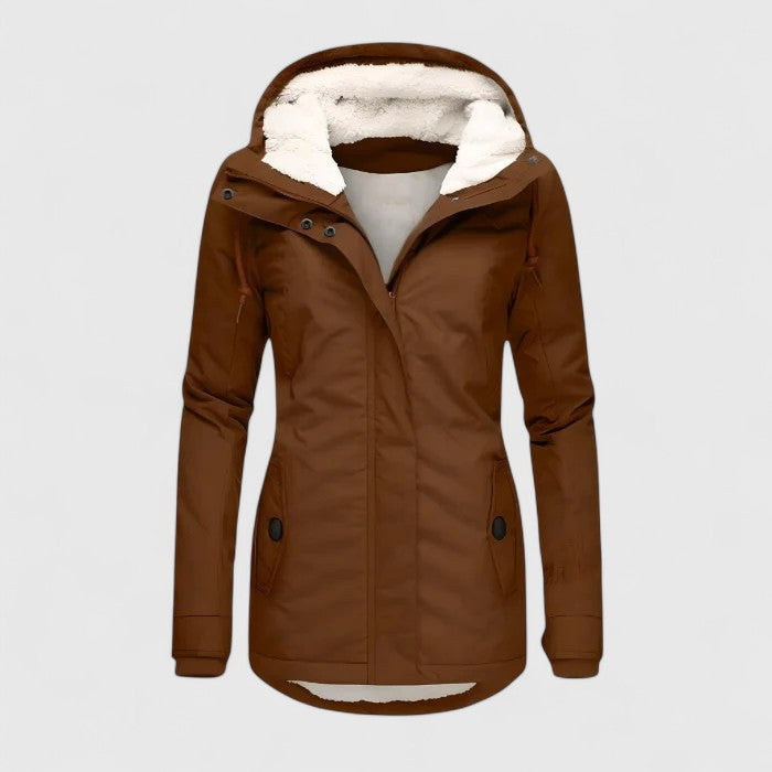 Chaqueta de invierno impermeable con capucha — modelo Seravia™ (imagen 4)