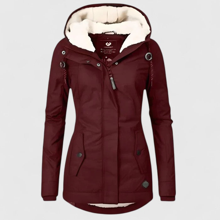 Chaqueta de invierno impermeable con capucha — modelo Seravia™ (imagen 6)