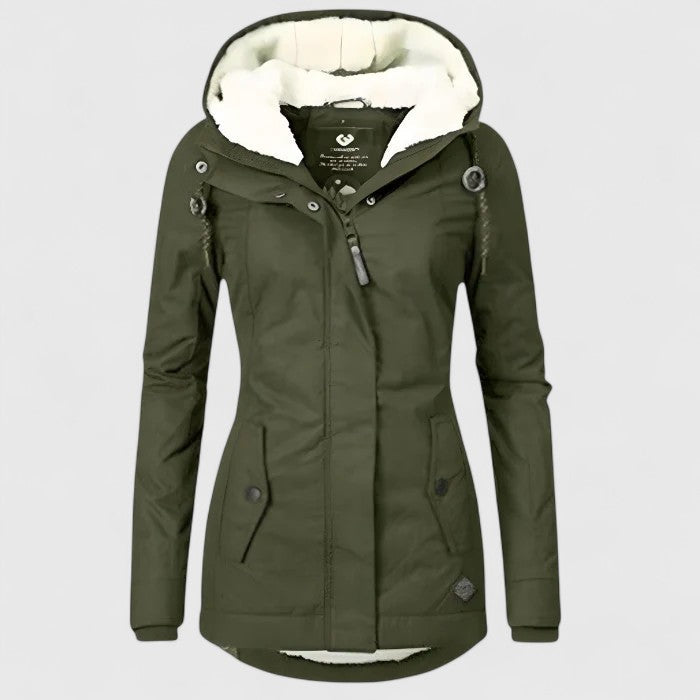 Chaqueta de invierno impermeable con capucha — modelo Seravia™ (imagen 5)