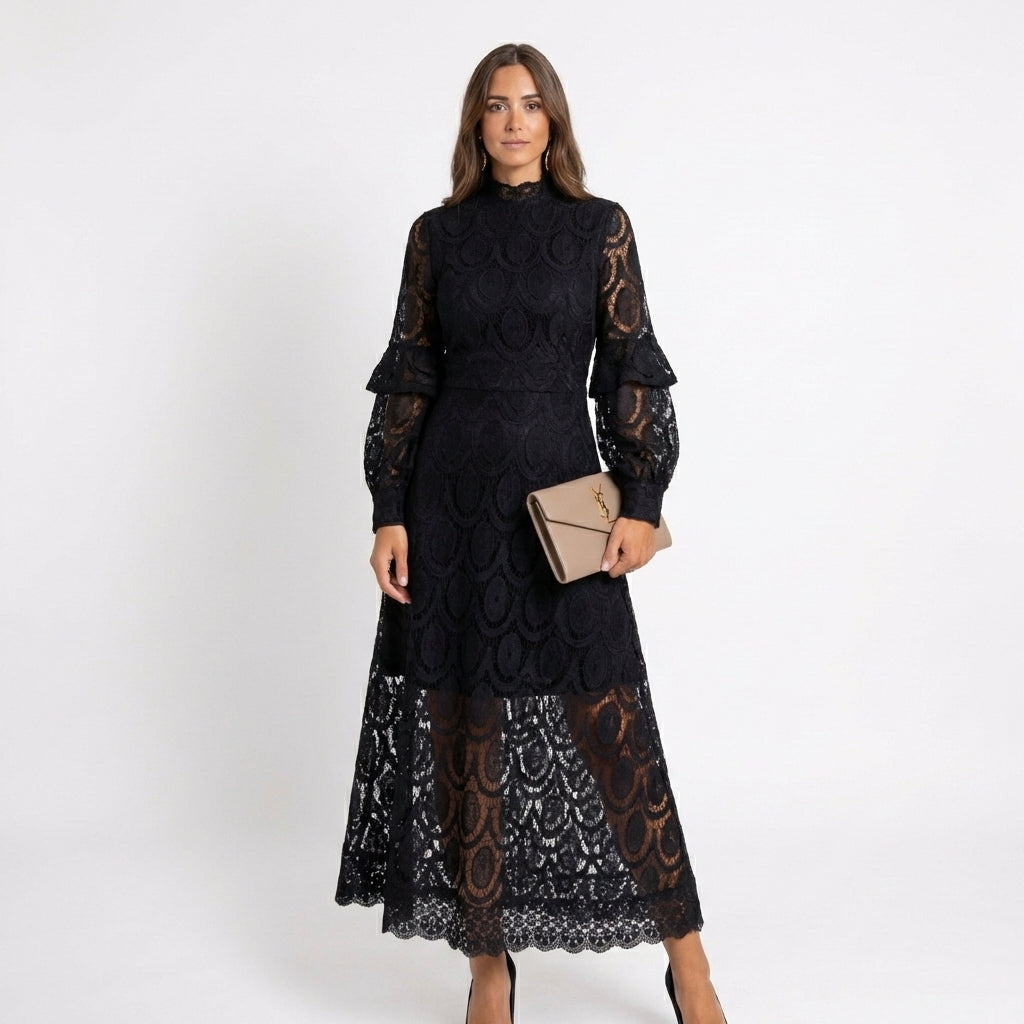 Clase con encaje elegante — modelo Vestido Via™ (imagen 5)