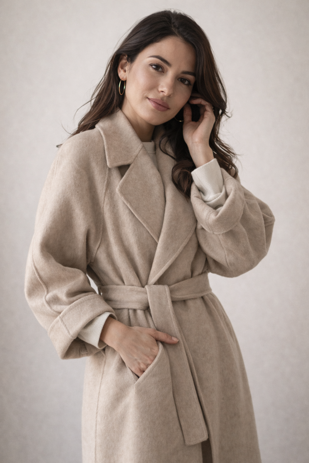 Abrigo cruzado para mujer — modelo Luise™ (imagen 7)