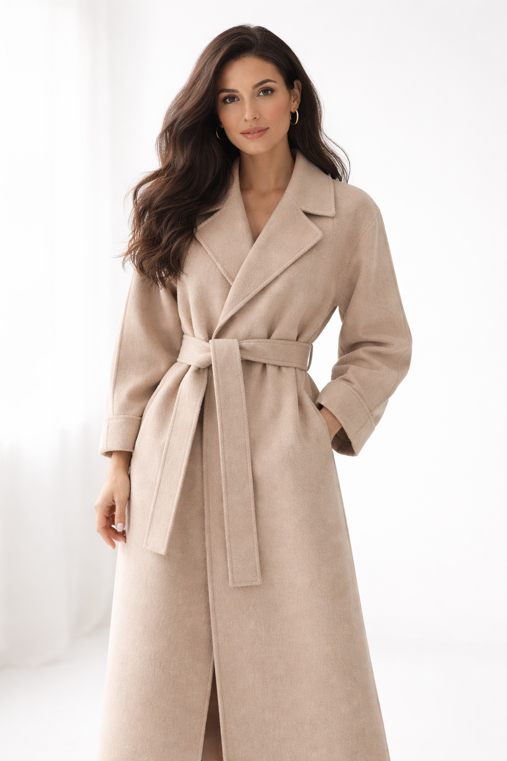Abrigo cruzado para mujer — modelo Luise™ (imagen 6)