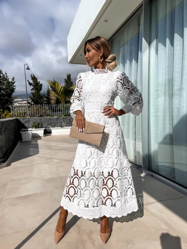 Encaje romántico con elegancia — modelo Vestido Noor™ (imagen 9)