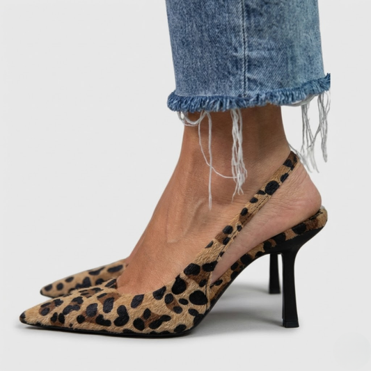 Tacones leopardo acolchados — modelo Isabriella