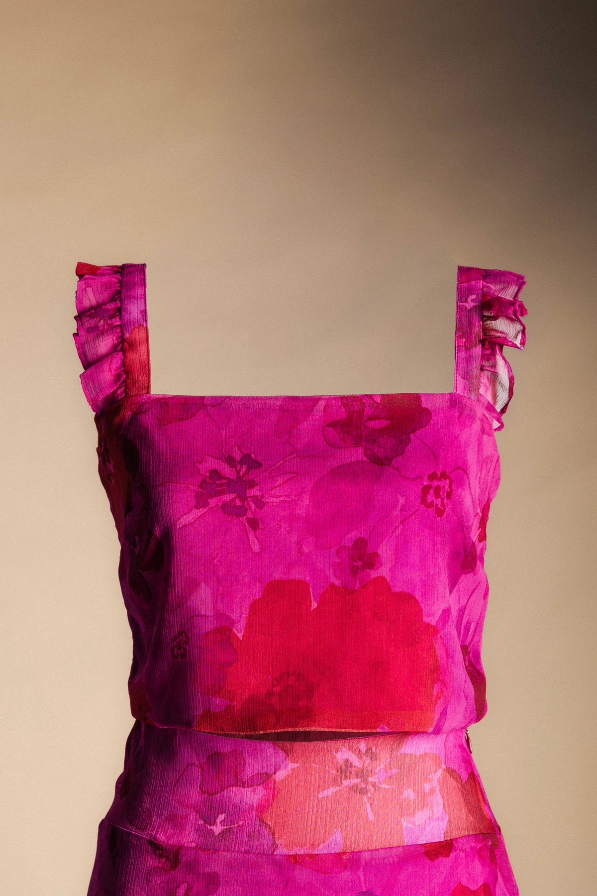 Top Pipa Fucsia Flores TOP03 (imagen 7)