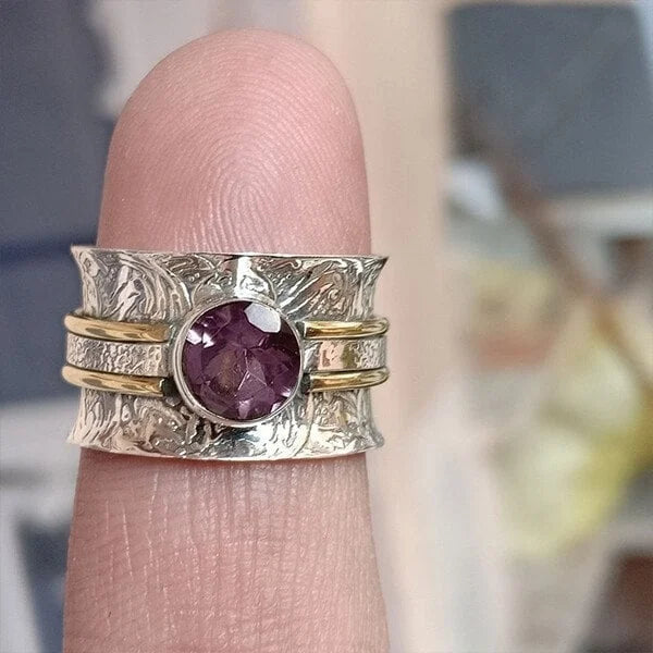 Anillo para meditación hecho de cristal de Bohemia (imagen 2)